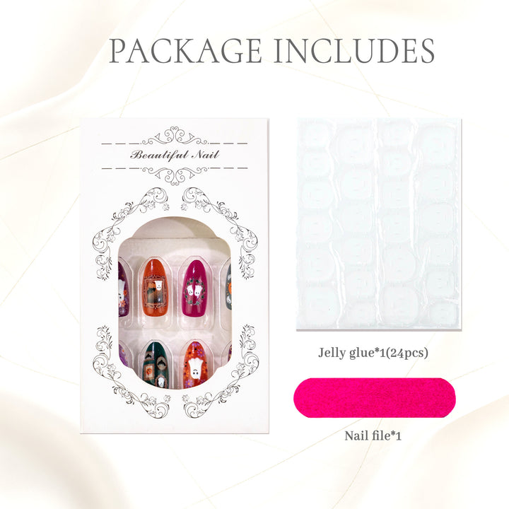 Decorative Press-On Nail Set