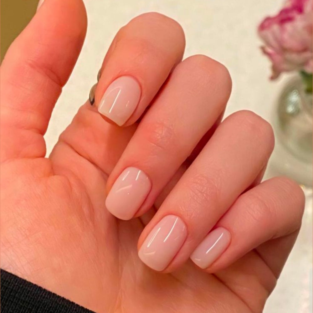 Natural Glossy Nail Enhancements