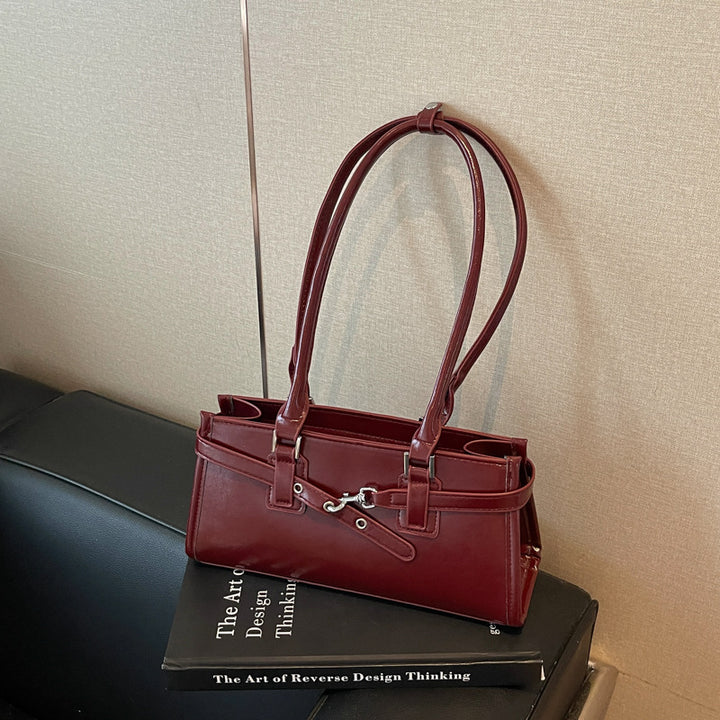 Elegant Structured Handheld Tote Bag