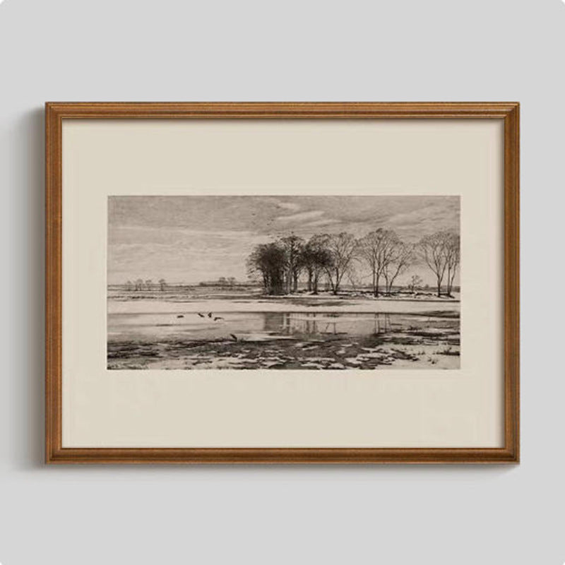 Framed Vintage Landscape Art