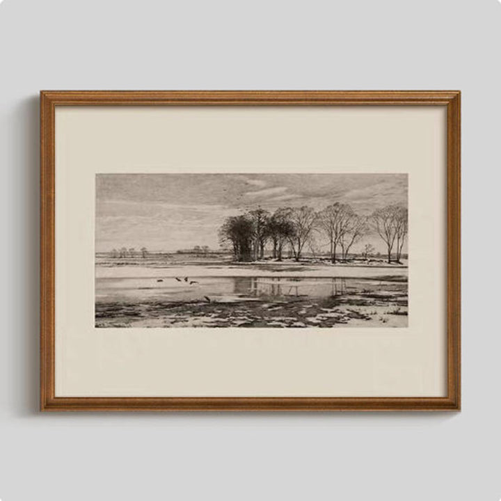 Framed Vintage Landscape Art