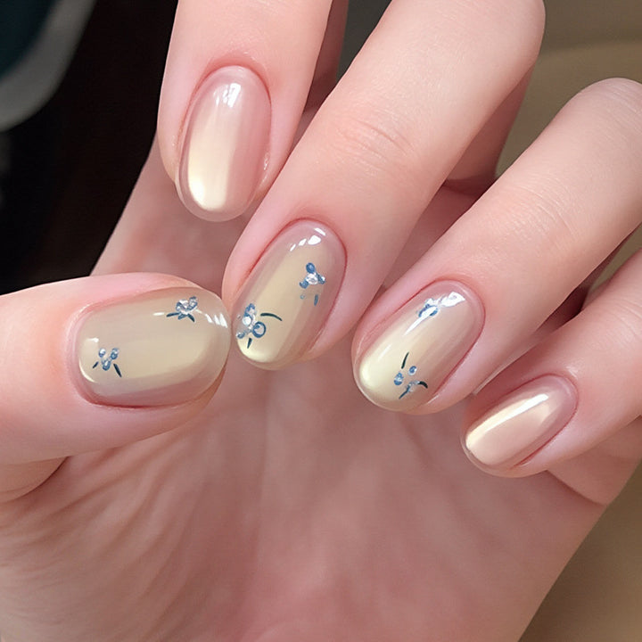 Floral Design Press On Nails Kalsten