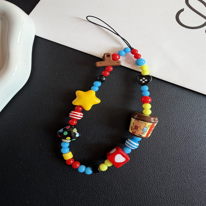 Playful Themed Beaded Eyewear Holder Kalsten