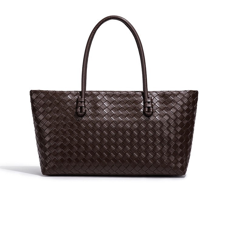 Woven Leather Tote Bag Kalsten