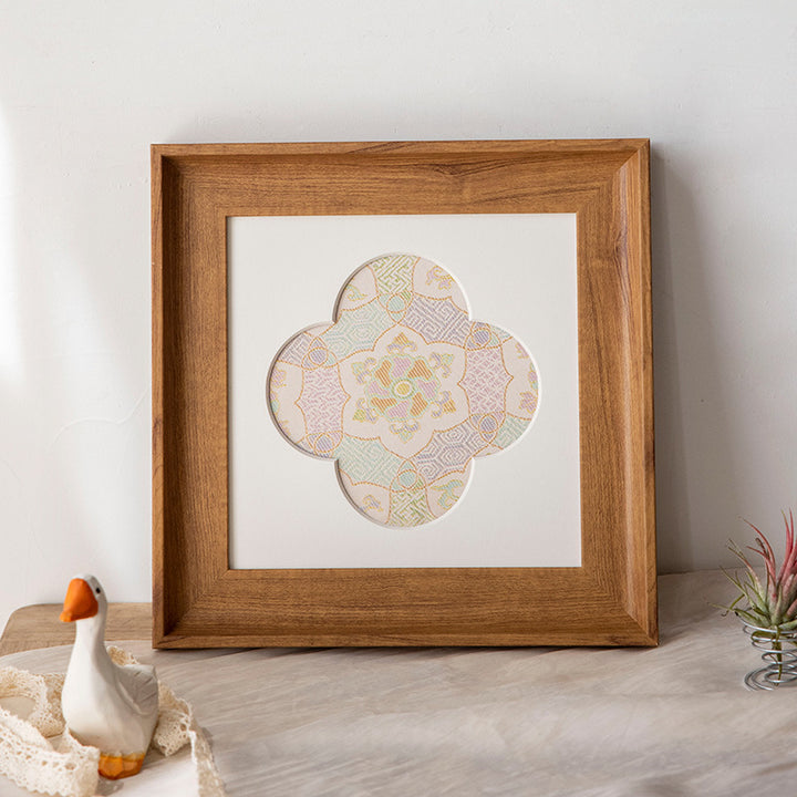 Decorative Embroidered Artwork Frame for Home
