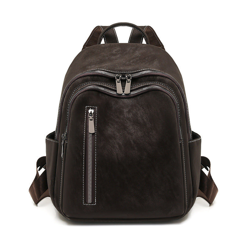 Stylish Leather Backpack Kalsten