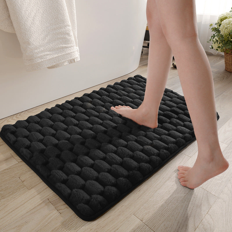 Honeycomb Pattern Bath Mat
