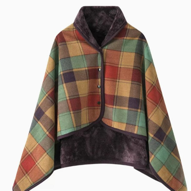 Ladies elegant warmkeeping poncho blanket Kalsten