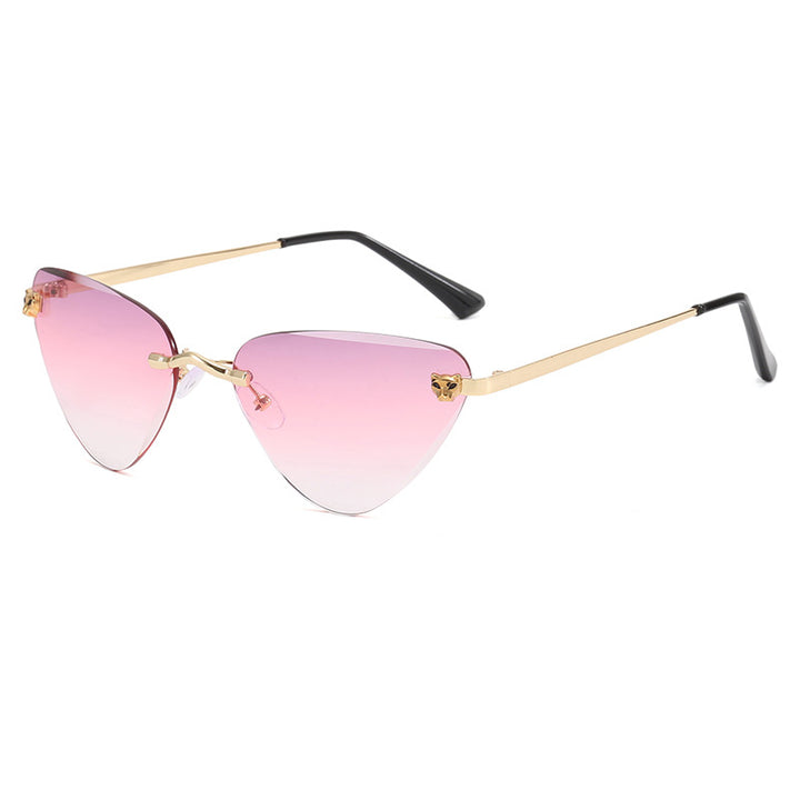 Ladies Cat-Eye Sunglasses with Elegant Metal Frame Kalsten