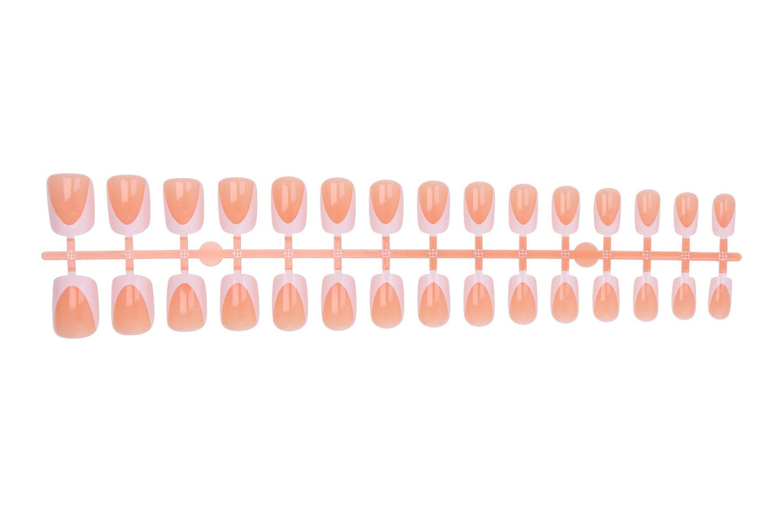 Acrylic nail set with elegant French look Kalsten