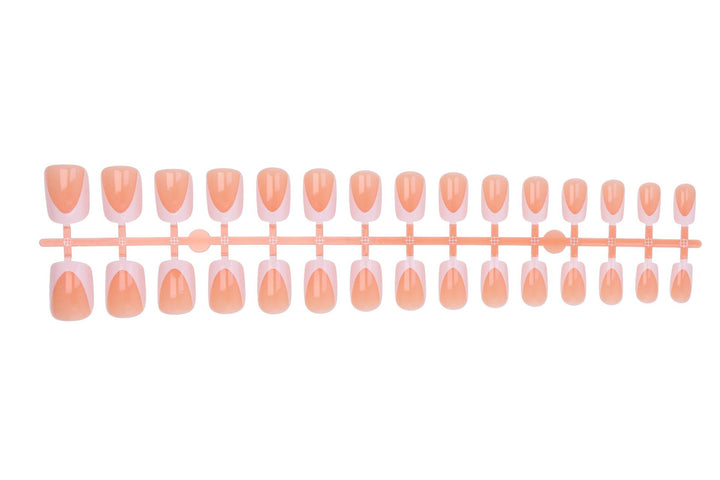 Acrylic nail set with elegant French look Kalsten