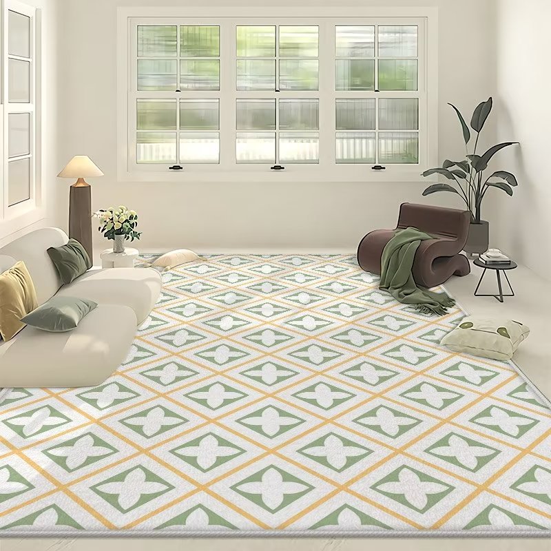 Geometric Pattern Area Rug Kalsten