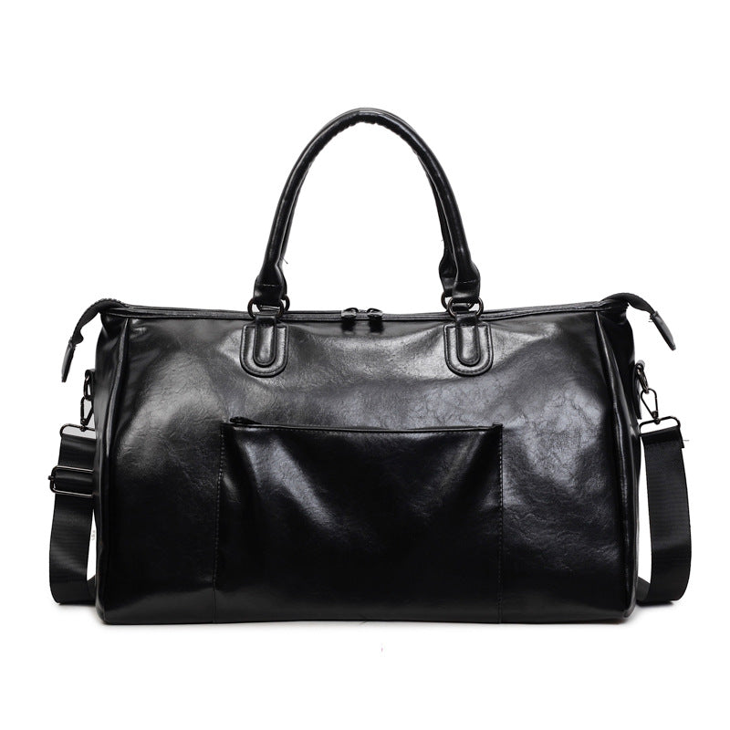 Durable Leather Travel Duffel