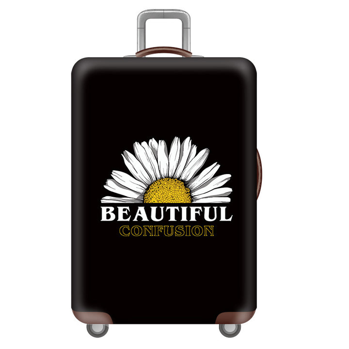 Women's Hardshell Travel Suitcase with Floral Decoration Kalsten