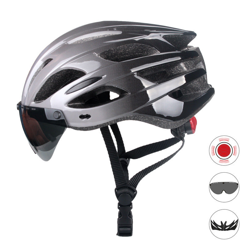 Aerodynamic Cycling Helmet with Integrated Visor Kalsten