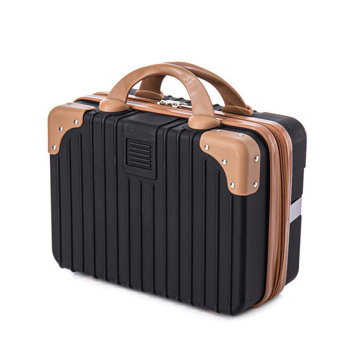 hard-shell cosmetic travel case with double top handles and reinforced corner protectors Kalsten