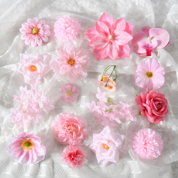 Floral Accent  Hair Clips