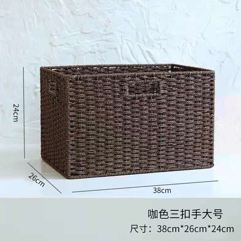 Rectangular Woven Storage Baskets Kalsten