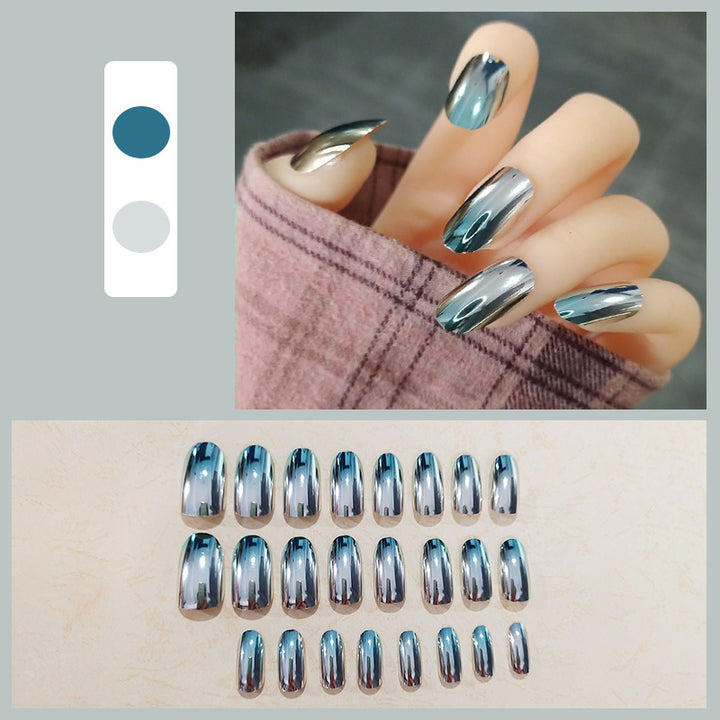 Metallic Ombre Press-On Nail Set