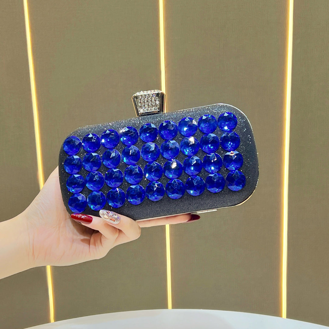 Gemstone-Embellished Clutch