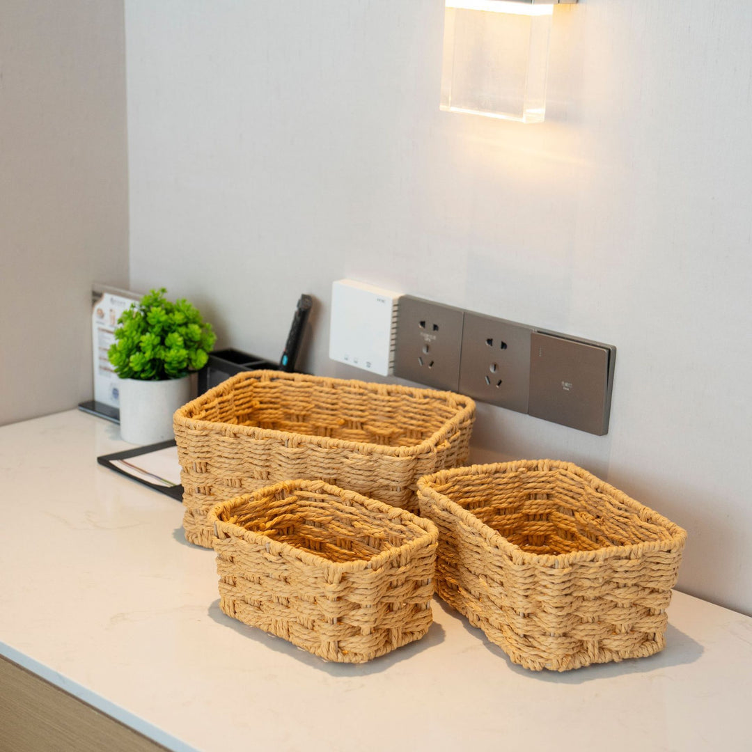 Multi-Purpose Woven Storage Baskets Kalsten