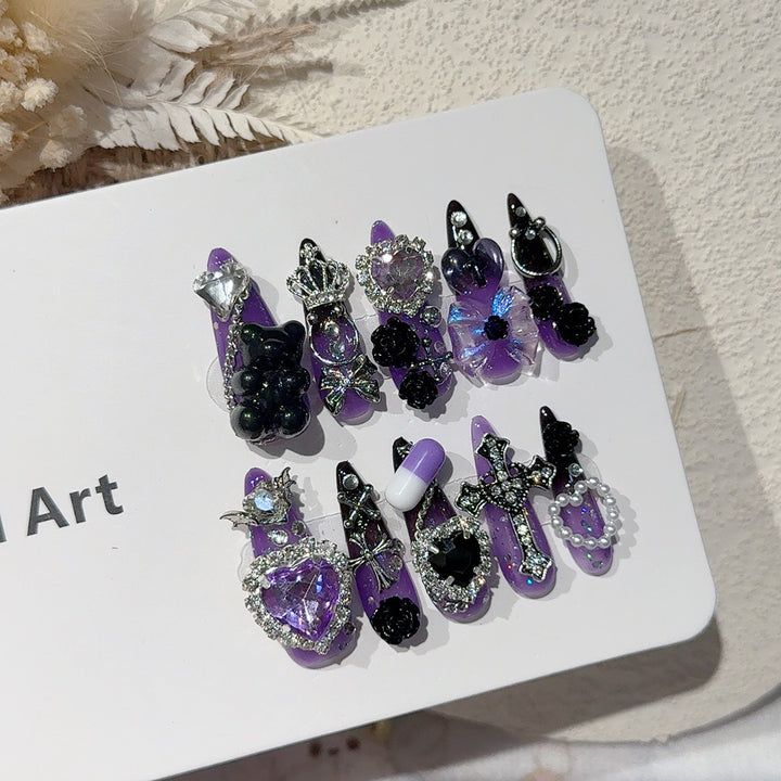 Premium Decorative Gothic Nail Art Set