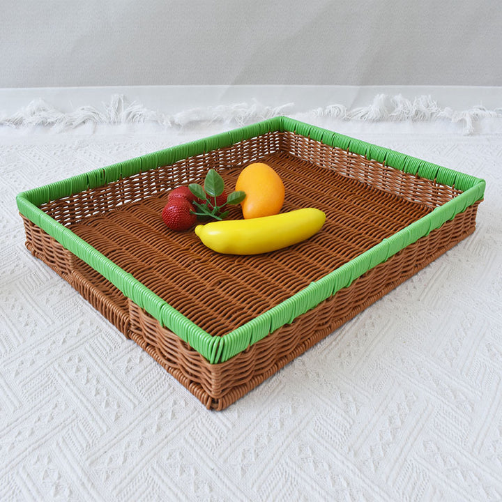 Multi-Functional Woven Serving Tray Kalsten
