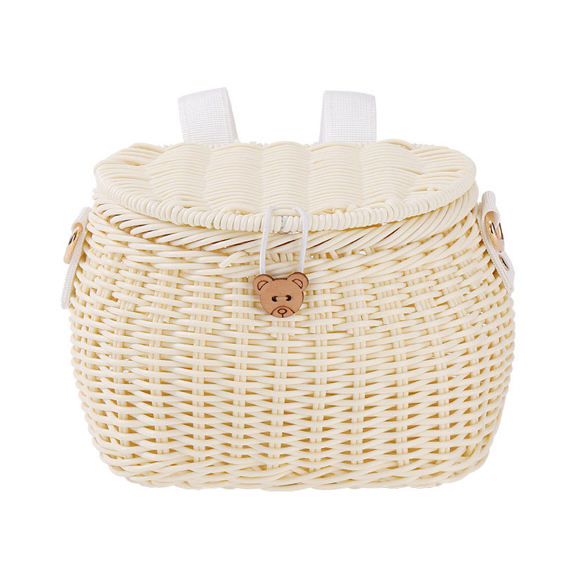 Cute Animal-Themed Woven Storage Basket Kalsten