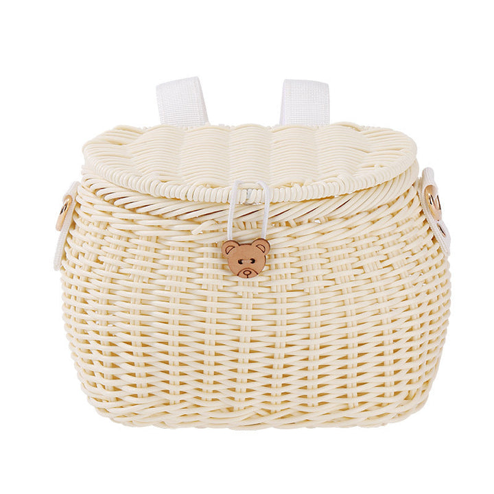 Cute Animal-Themed Woven Storage Basket Kalsten
