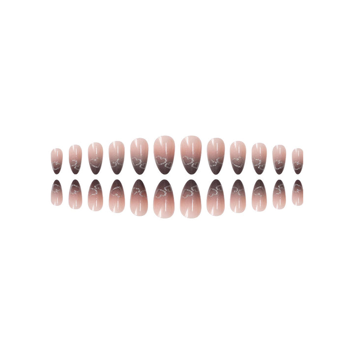 Rhinestone-Embellished Stiletto Press-On Nail Set Kalsten