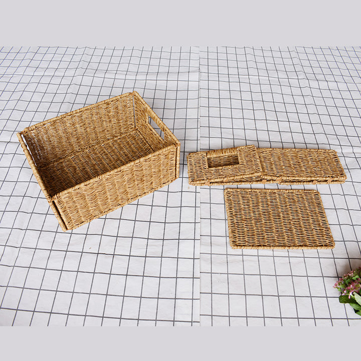 Versatile Handwoven Storage Basket Set Kalsten
