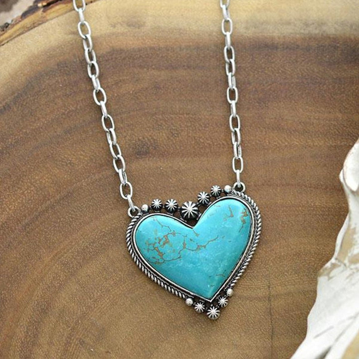 Artisan Heart-Shaped Pendant Necklace Kalsten