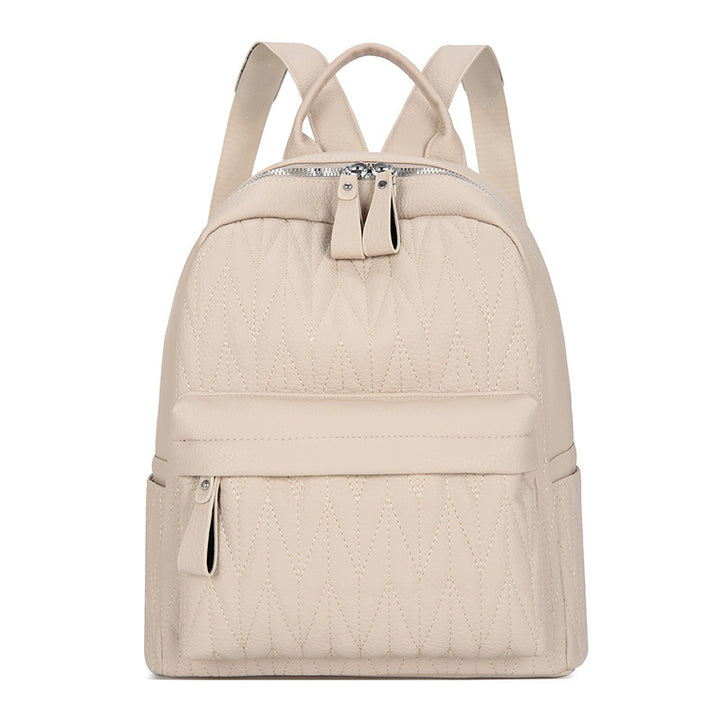 Quilted Leather Backpack Kalsten