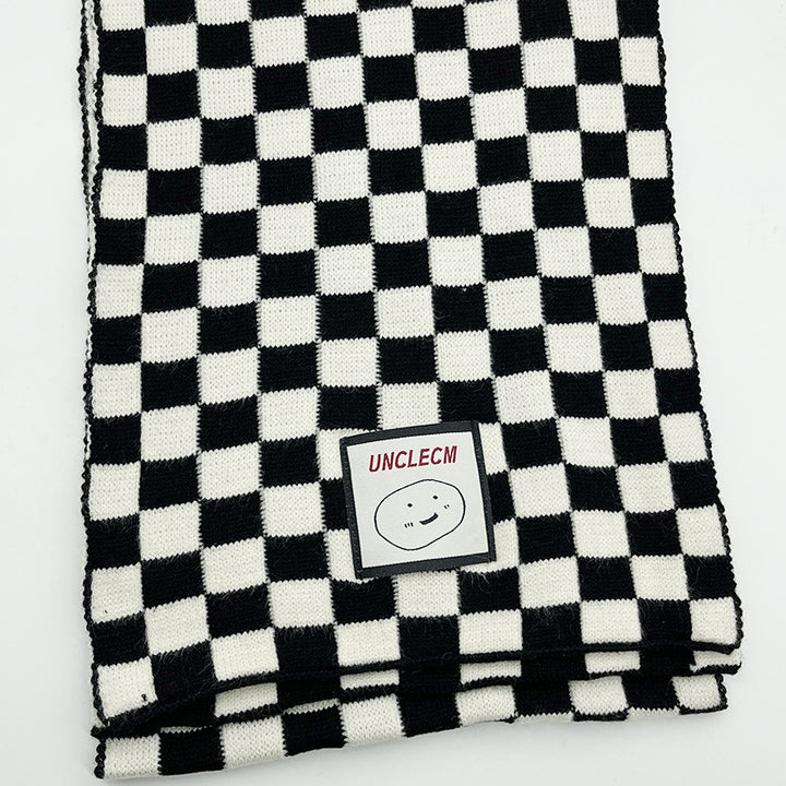 Women Stylish Check Scarf Kalsten