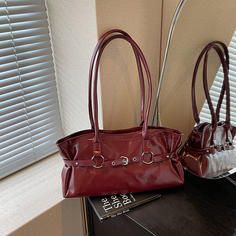 Elegant Patent Leather Handbag
