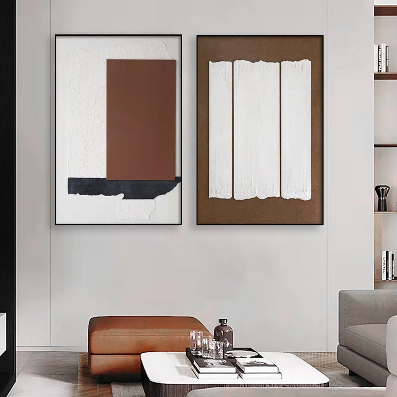 Modern Abstract Textured Canvas Wall Art