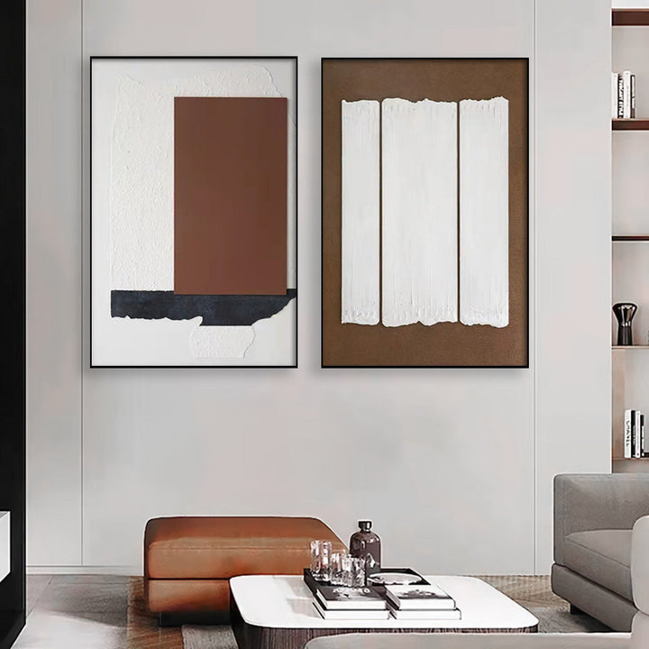 Modern Abstract Textured Canvas Wall Art