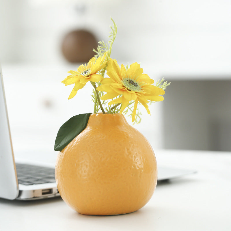 Whimsical Ceramic Fruit-Shaped Vase Kalsten