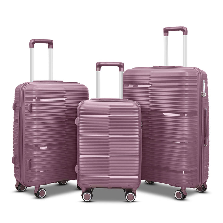 Women's Stylish Textured Hard Shell Luggage Set Kalsten