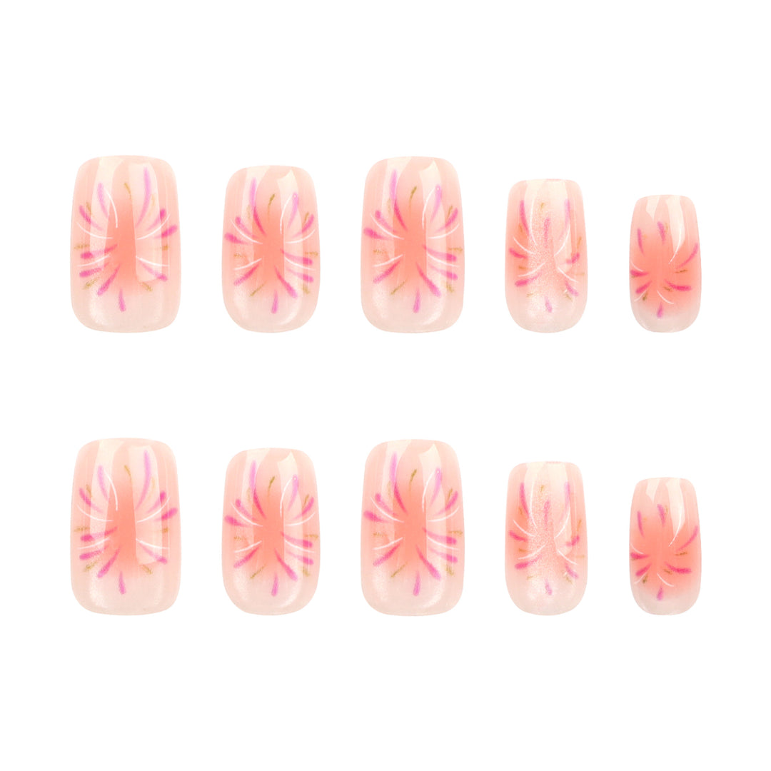 Artificial nail art with sparkling accents and special design Kalsten