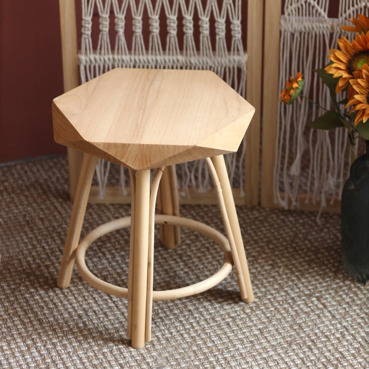 Modern stool made of high-quality Kalsten wood