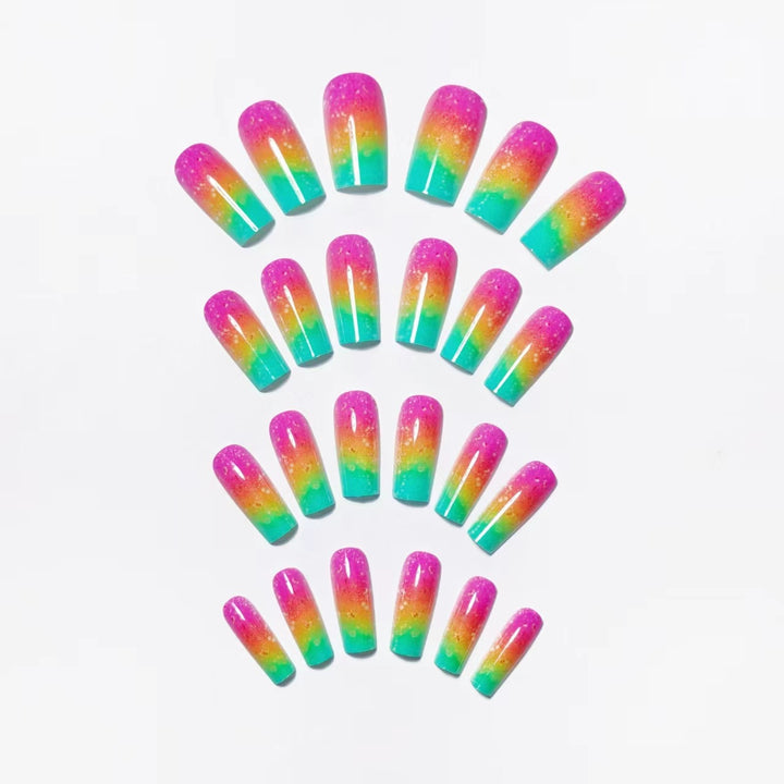 Gradient Glitter Ombre Nail Art Kalsten