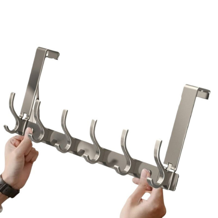Wall-Mounted Multi-Hook Storage Rack