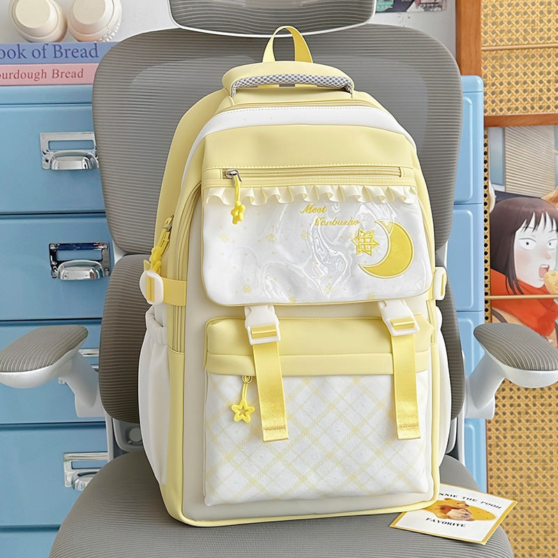 Decorative Graphic Print Backpack Kalsten