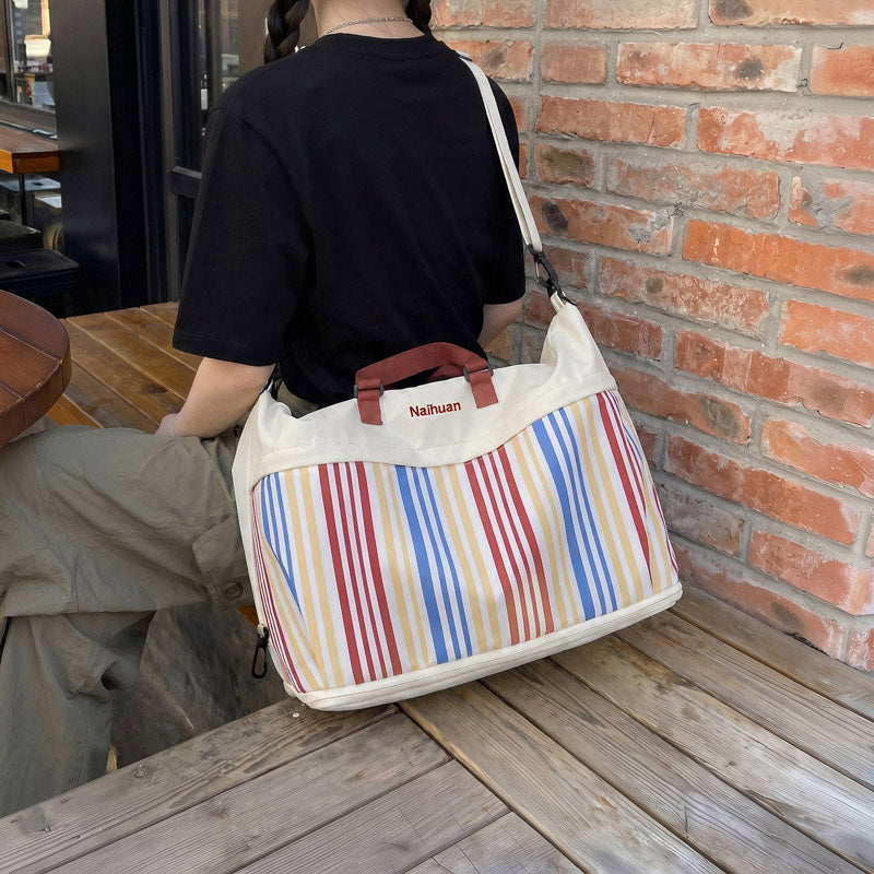 Stylish Multi-Pocket Travel Weekend Duffel Bag Kalsten