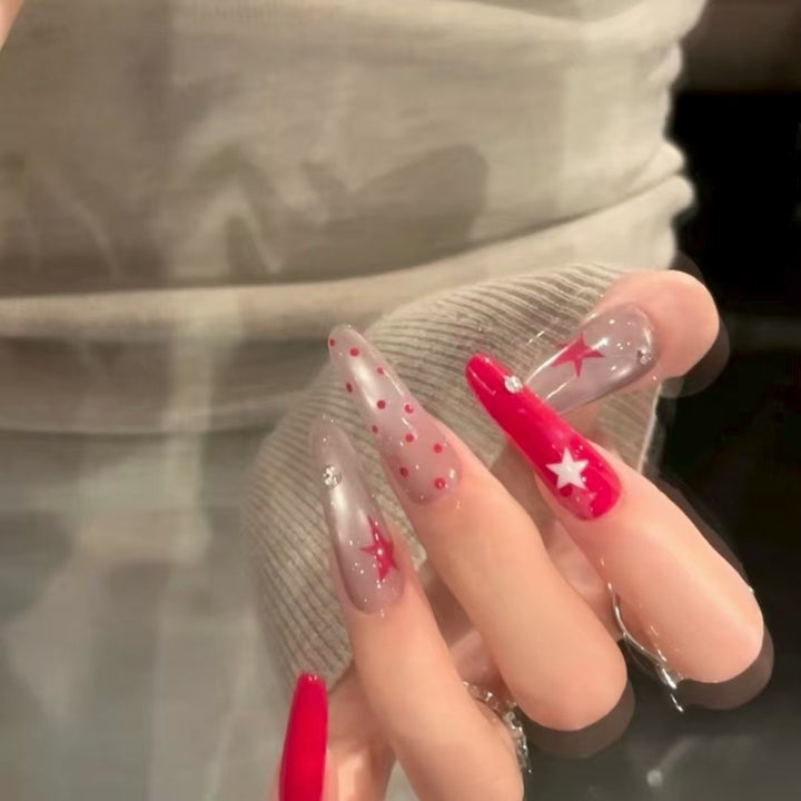 Artistic Glitter Nail Art Extensions
