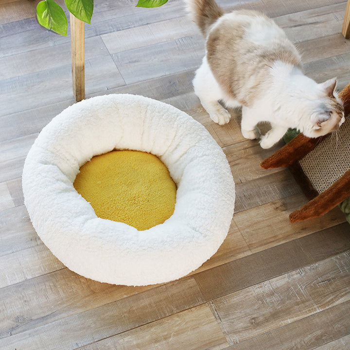 Cozy Round Egg-Shaped Dog Bed