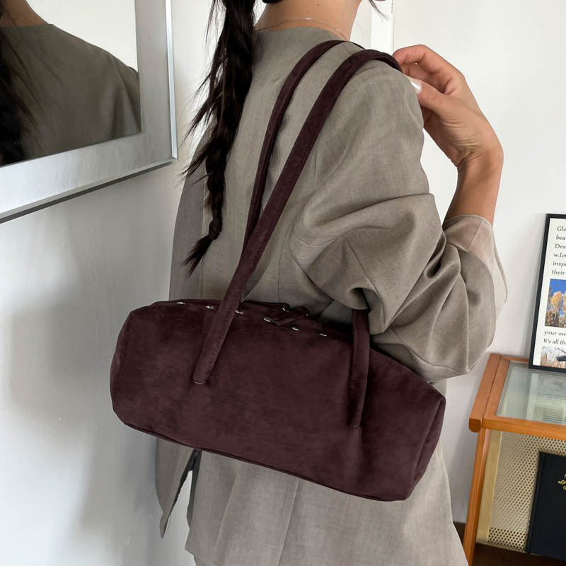 Elegant Suede Handbag