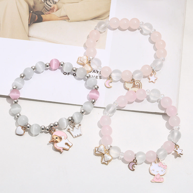 Butterfly Charm Beaded Bracelet Kalsten
