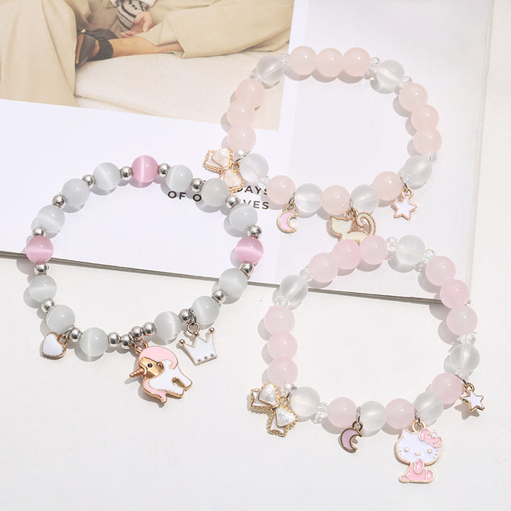 Butterfly Charm Beaded Bracelet Kalsten